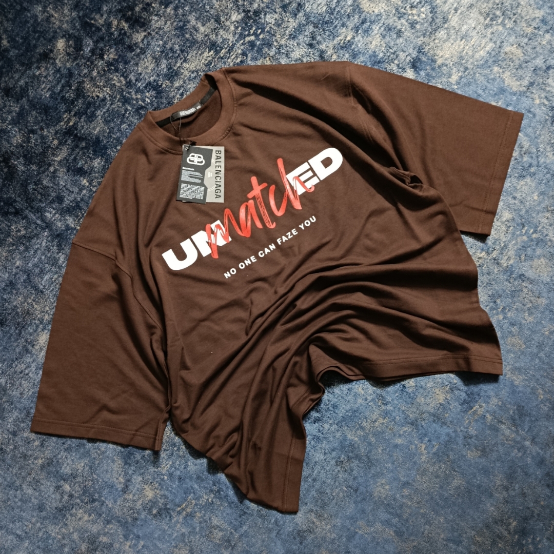 تیشرت باکسی پنبه دورس دونخ مدل unmatched