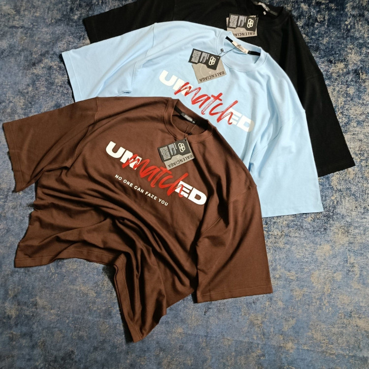 تیشرت باکسی پنبه دورس دونخ مدل unmatched