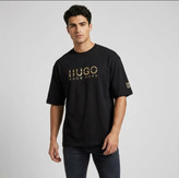 تیشرت باکسی پنبه دورس دونخ مدل HUGO boss