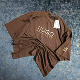 تیشرت باکسی پنبه دورس دونخ مدل HUGO boss