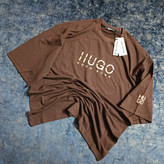 تیشرت باکسی پنبه دورس دونخ مدل HUGO boss