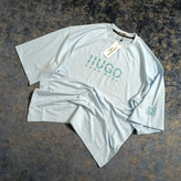 تیشرت باکسی پنبه دورس دونخ مدل HUGO boss