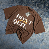 تیشرت باکسی پنبه دورس دونخ مدل Don't Quit